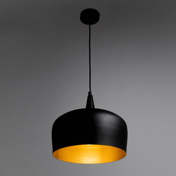 Изображение товара Потолочный светильник Элетех Эстет НСБ 01-60-196 / 1005405434 (черный муар/золото)