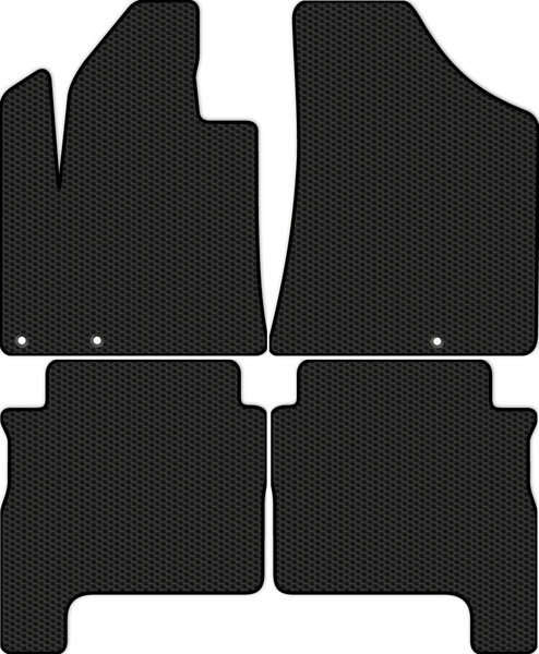 Изображение товара Комплект ковриков для авто Alicosta 1493_1 для Hyundai Santa Fe II SUV/CM 2010-2012 (EVA соты, черный)