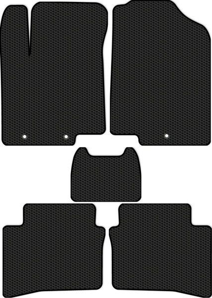 Изображение товара Комплект ковриков для авто Alicosta 0464_1 для Hyundai Solaris I Седан/хэтчбек 5дв/RB (EVA соты, черный)