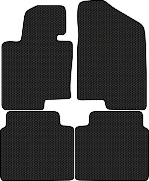 Изображение товара Комплект ковриков для авто Alicosta 0504_1 для Hyundai Sonata VI Седан/YF 2010-2013 (EVA соты, черный)