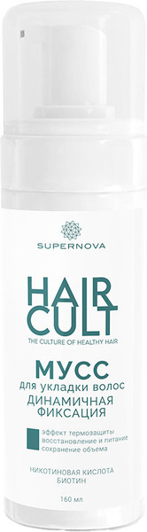 Изображение товара Мусс для укладки волос Supernova динамичная фиксация (160мл)