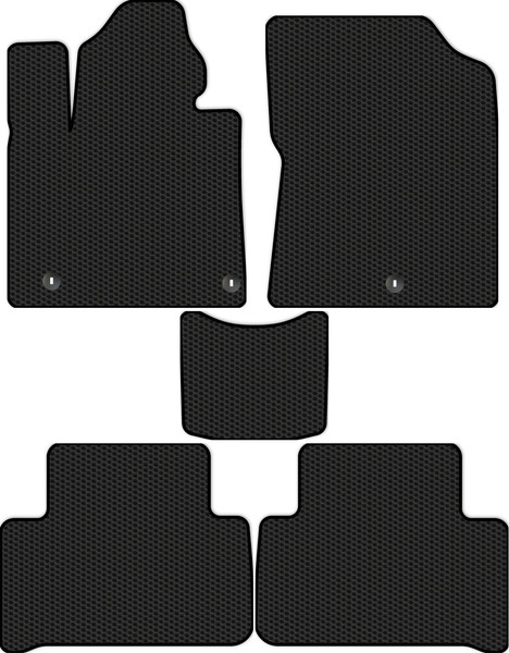 Изображение товара Комплект ковриков для авто Alicosta 2330_1 для Kia Sorento IV SUV 7 мест/MQ4 2020 (EVA соты, черный)