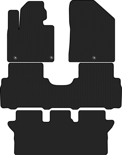 Изображение товара Комплект ковриков для авто Alicosta 2332_1 для Kia Sorento Prime III SUV 7 мест/UM (EVA соты, черный)