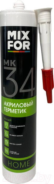 Изображение товара Герметик акриловый Mixfor Acrylic (260мл, белый)