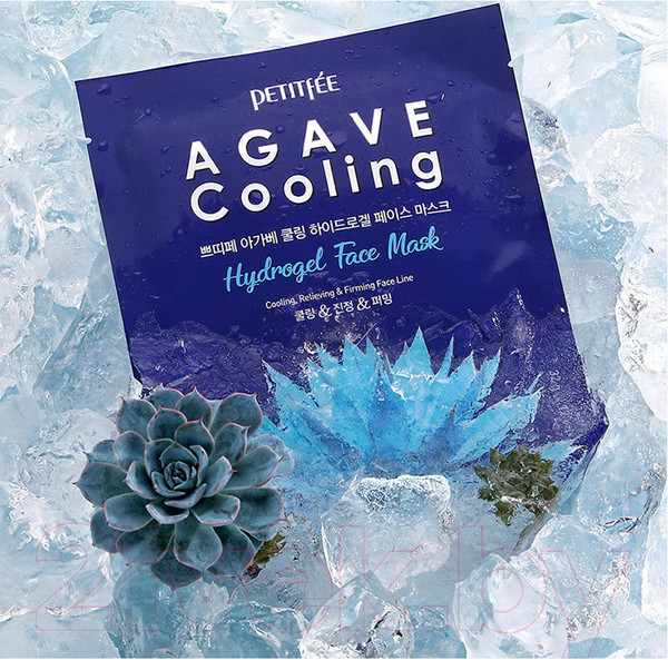 Изображение товара Маска для лица гидрогелевая Petitfee Agave Cooling Hydrogel Face Mask
