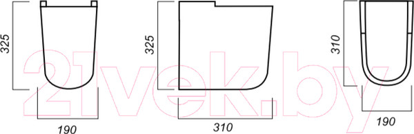 Изображение товара Полупьедестал Sanita Luxe Best BSTSLSP01