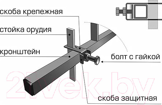 Изображение товара Окучник ВРМЗ ЗАО 00.02.50.00.00
