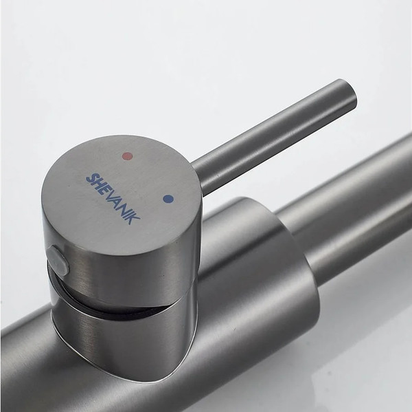 Изображение товара Смеситель Shevanik S263T (оружейная сталь)