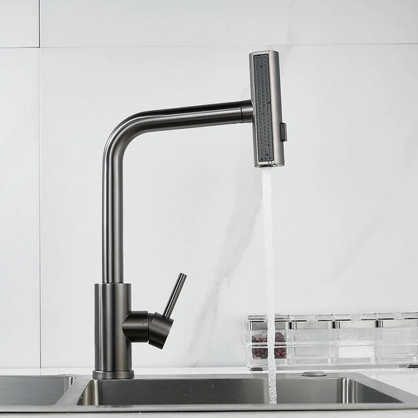 Изображение товара Смеситель Shevanik S263T (оружейная сталь)