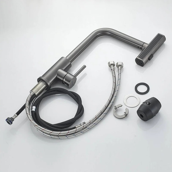 Изображение товара Смеситель Shevanik S263T (оружейная сталь)