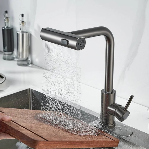 Изображение товара Смеситель Shevanik S263T (оружейная сталь)