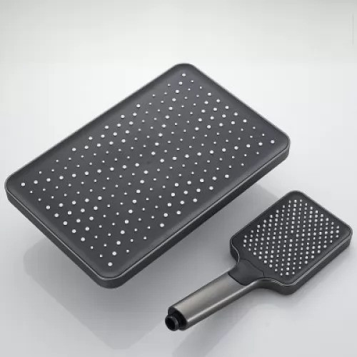 Изображение товара Душевая система со смесителем Shevanik S6826T (оружейная сталь)