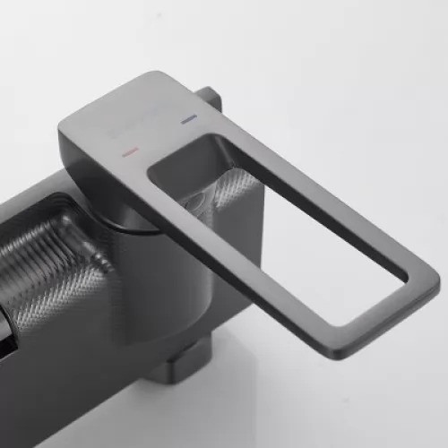 Изображение товара Душевая система со смесителем Shevanik S6826T (оружейная сталь)