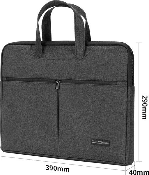 Изображение товара Сумка для ноутбука Deli BG10109 (темно-серый)