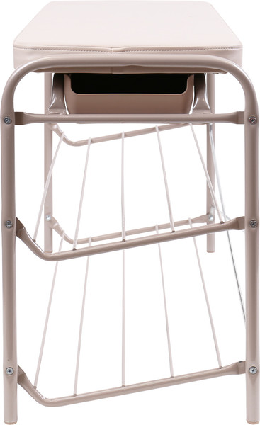 Изображение товара Банкетка Ника ЭТП3-1/БЖ (слоновая кость/бежевый металлик)