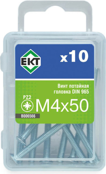 Изображение товара Винт ЕКТ 4х50 DIN 965 / B006566 (10шт)