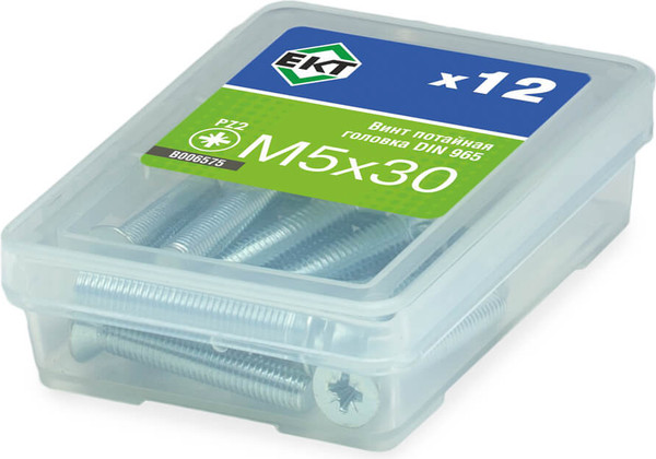 Изображение товара Винт ЕКТ 5х30 DIN 965 / B006575 (12шт)