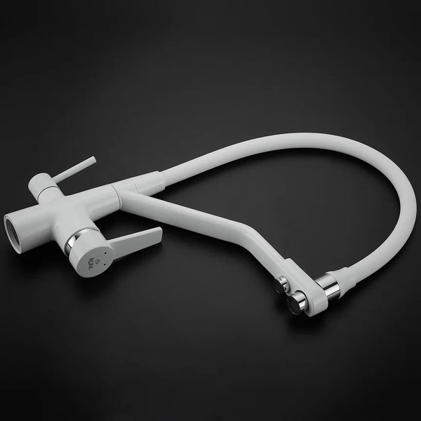 Изображение товара Смеситель Rose R558C (белый)