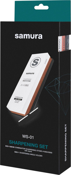 Изображение товара Точильный камень Samura + Держатель угла заточки WS-01