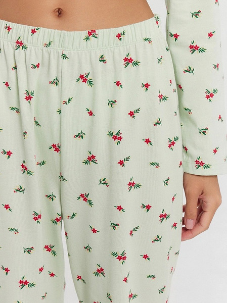 Изображение товара Пижама Mark Formelle 592462 (р.164/170-108-114, веточки на морской пене)