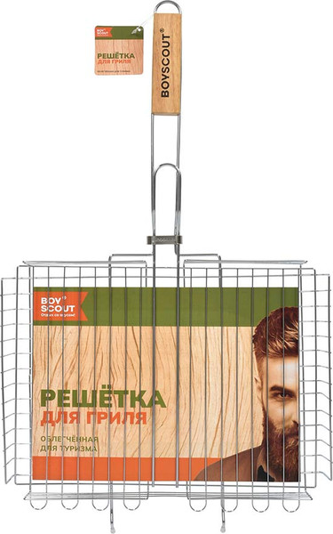 Изображение товара Решетка для мангала Boyscout Универсальная глубокая большая облегченная для туризма / 61642