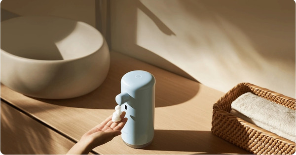 Изображение товара Сенсорный дозатор для жидкого мыла Xiaomi Automatic Soap Dispenser / BHR9301GL (розовый)