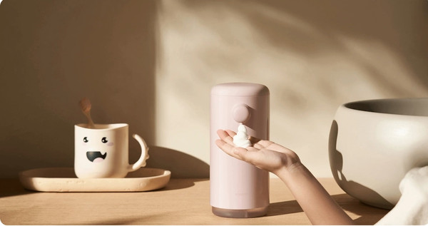 Изображение товара Сенсорный дозатор для жидкого мыла Xiaomi Automatic Soap Dispenser / BHR9301GL (розовый)