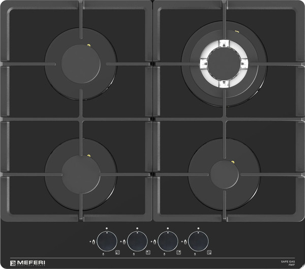 Изображение товара Газовая варочная панель MEFERI MGH604BK Glass Power