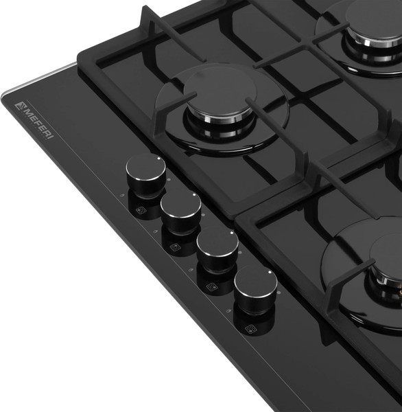 Изображение товара Газовая варочная панель MEFERI MGH604BK Glass Power