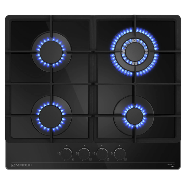 Изображение товара Газовая варочная панель MEFERI MGH604BK Glass Power