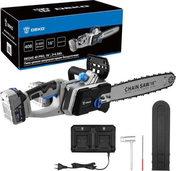 Изображение товара Электропила цепная Deko DKCHS 40 PRO / 083-2002