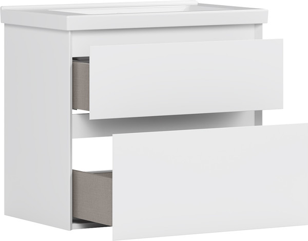 Изображение товара Тумба под умывальник Belux Киото НП 70-02 (1, белый глянцевый)