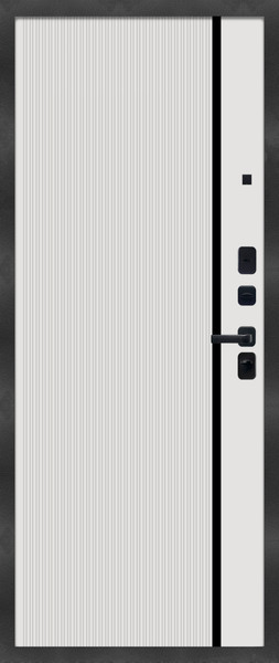 Изображение товара Входная дверь МеталЮр M9 Velluto Bianco (96x205, правая)