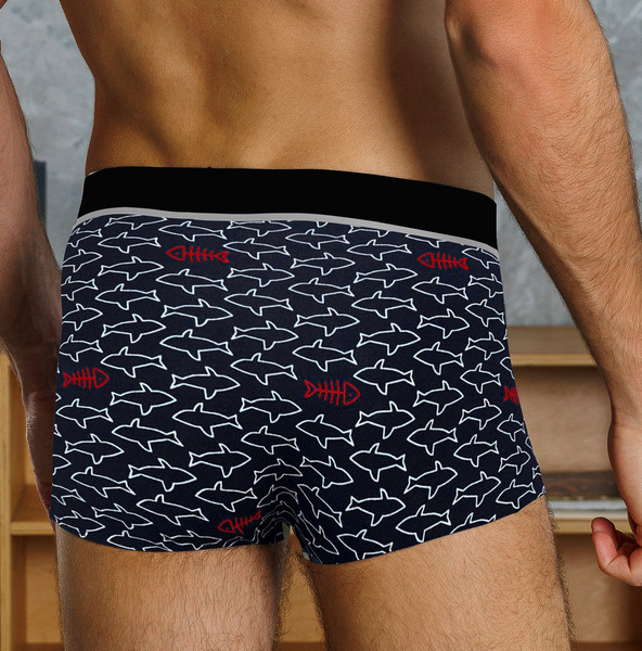 Изображение товара Трусы мужские Verally 643-1 (р.98, акулы)