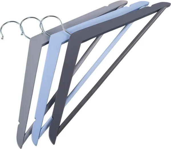 Изображение товара Набор деревянных вешалок-плечиков DomCraft Swed Sky DHW302 (3шт)