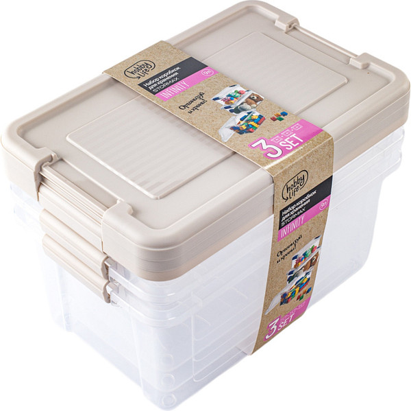 Изображение товара Набор контейнеров для хранения Hobby Life Stormax Infinity HL021339 (3шт)