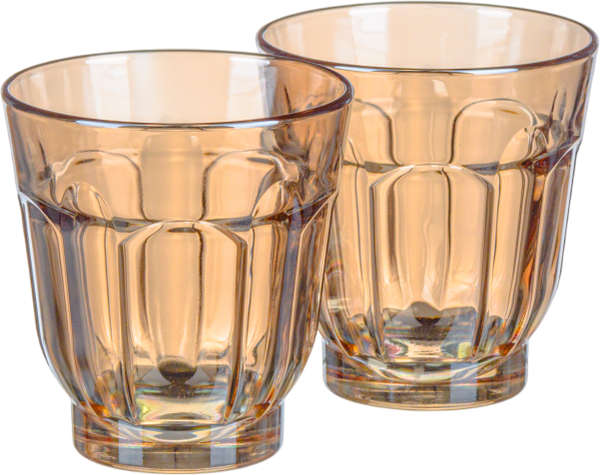Изображение товара Набор стаканов Luminarc Роман. Золотой мед O0580 (2шт)