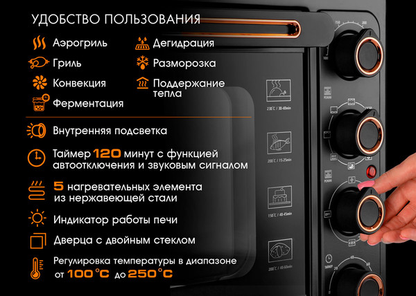Изображение товара Ростер Tuarex TK-5066 (черный)
