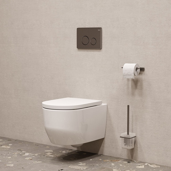 Изображение товара Кнопка для инсталляции IDDIS Unisteel UNSR2GMi77 (матовый графит)