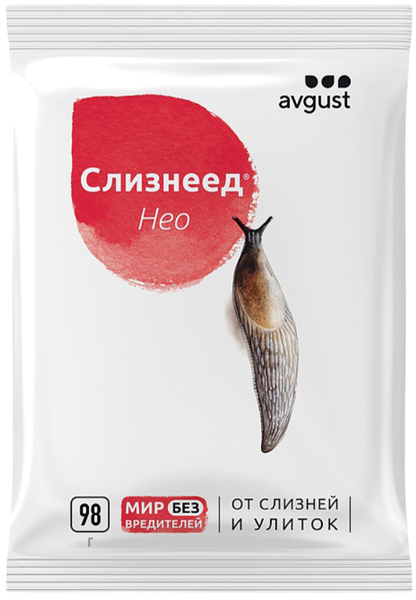 Изображение товара Инсектицид Avgust От слизней и улиток Слизнеед Нео (98г)