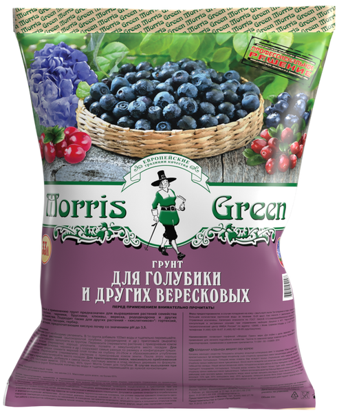 Изображение товара Грунт для растений Morris Green Для голубики и других вересковых (33л)