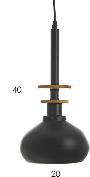 Изображение товара Потолочный светильник BayerLux Клинт / 10531013 (черный/бронза)