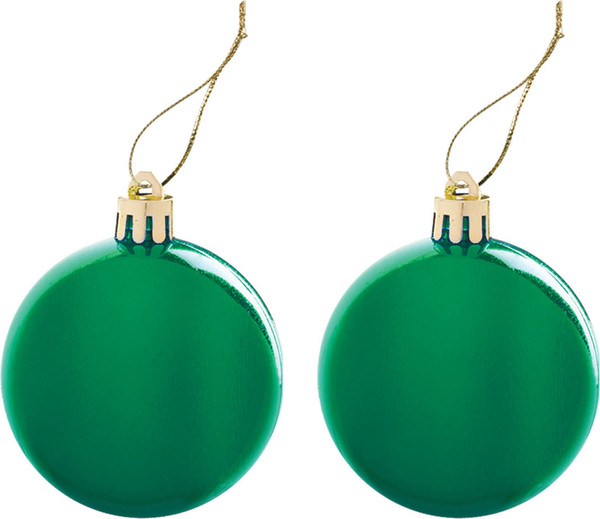 Изображение товара Набор шаров новогодних Золотая сказка 591127 (6шт, зеленый)