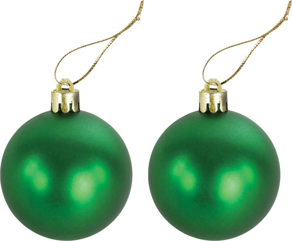 Изображение товара Набор шаров новогодних Золотая сказка 591127 (6шт, зеленый)