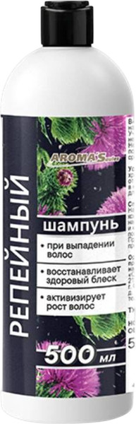 Изображение товара Шампунь для волос Aroma Saules Репейный (500мл)