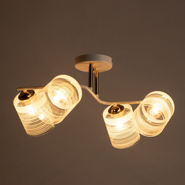 Изображение товара Люстра BayerLux Андо / 10385899 (белый/золото)