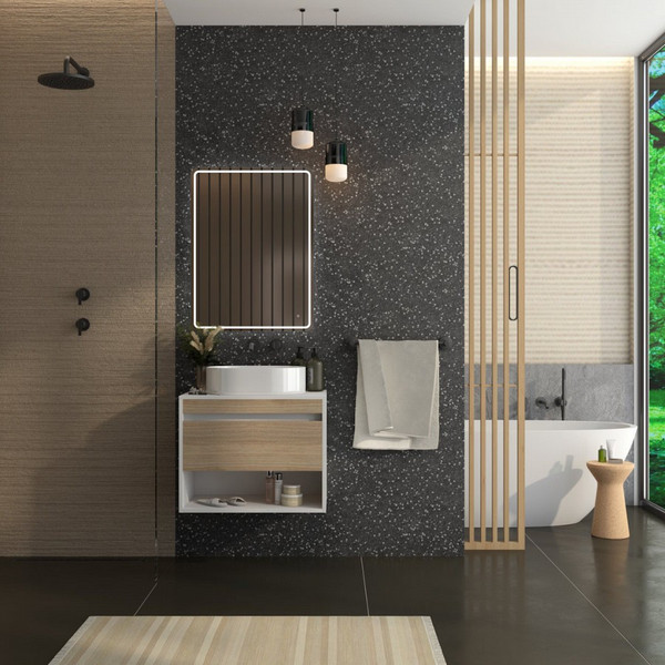 Изображение товара Тумба под умывальник Teymi Ritta 65см / T60538 (белый/дуб)