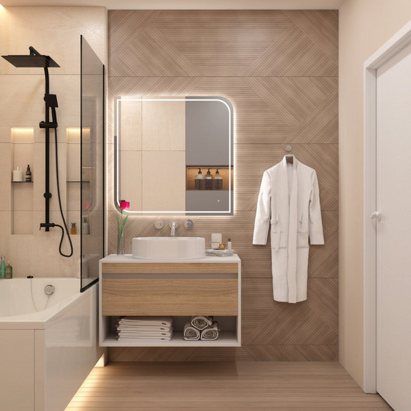 Изображение товара Тумба под умывальник Teymi Ritta 85см / T60540 (белый/дуб)