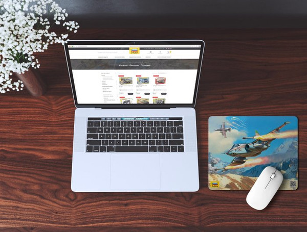 Изображение товара Коврик для мыши Звезда Самолет / 4082