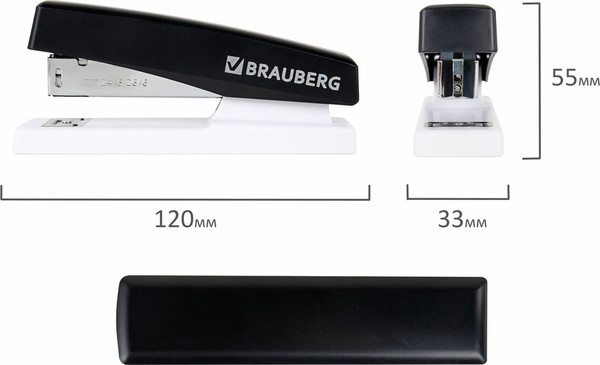 Изображение товара Степлер Brauberg 272749 (черный)